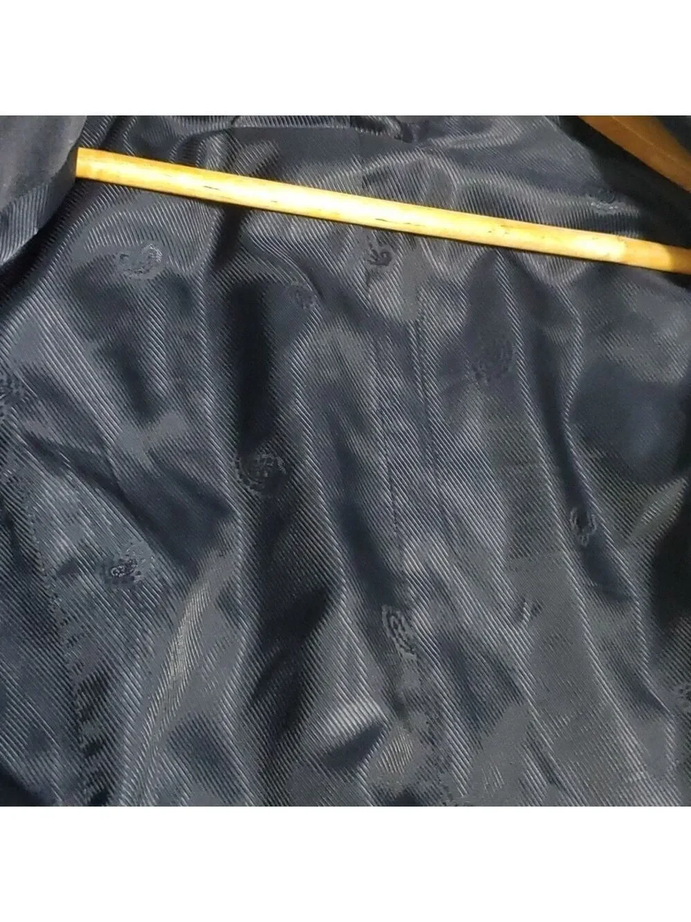 Kate Hill jacket women's size 2p 2 petite dark blue velour Velvet like l…